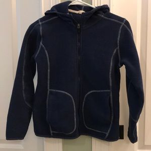 Lands End kids fleece zippered jacket